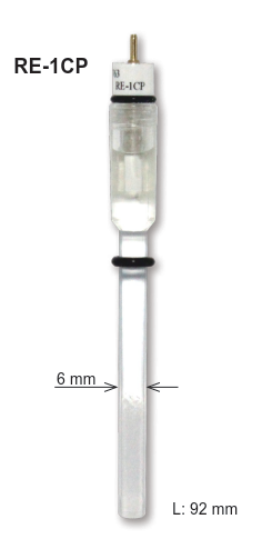RE-1CP Reference electrode (Ag/AgCl/Saturated KCl)