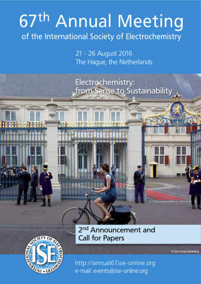 The Hague, The Netherlands召开的国际电化学协会ISE第67届年会