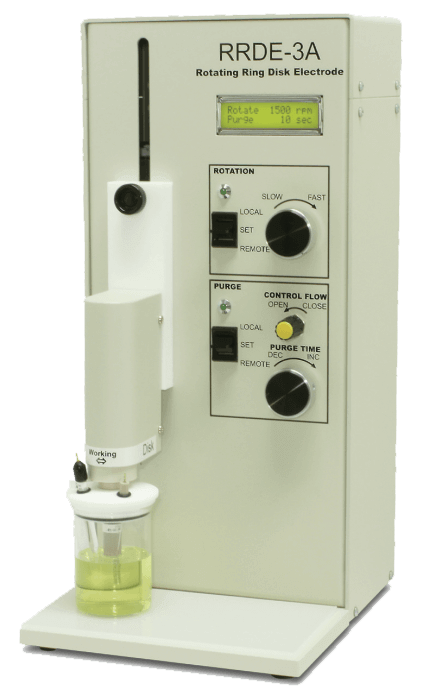 RRDE-3A Rotating Ring Disk Electrode Apparatus Ver.2.0 RRDE-3A Rotating Ring Disk Electrode Apparatus Ver.2.0