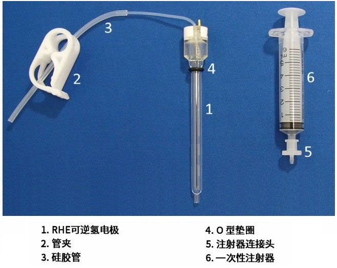 图13 可逆氢电极套件RHEK 图13 可逆氢电极套件RHEK